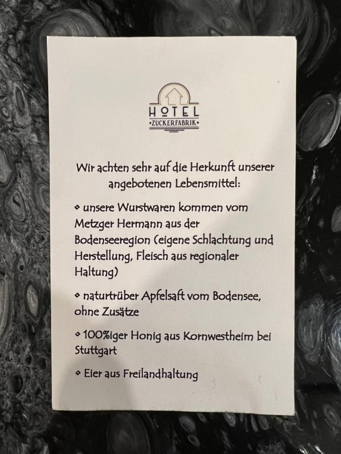 Hotel Zuckerfabrik Штутгарт Экстерьер фото